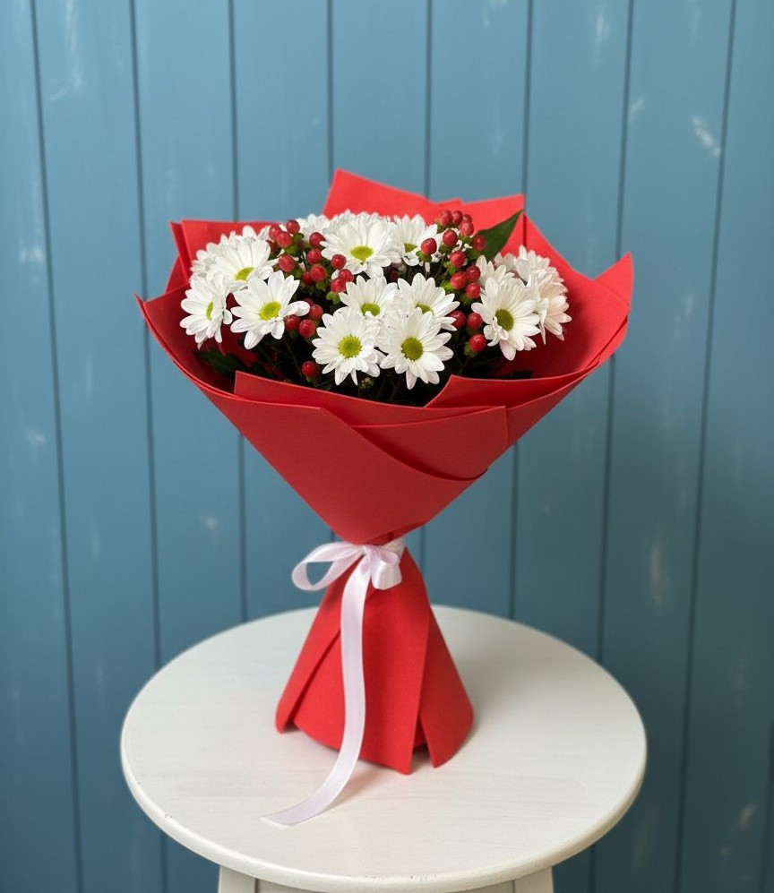 Букет цветов из: Хризантемы в Кардоникской