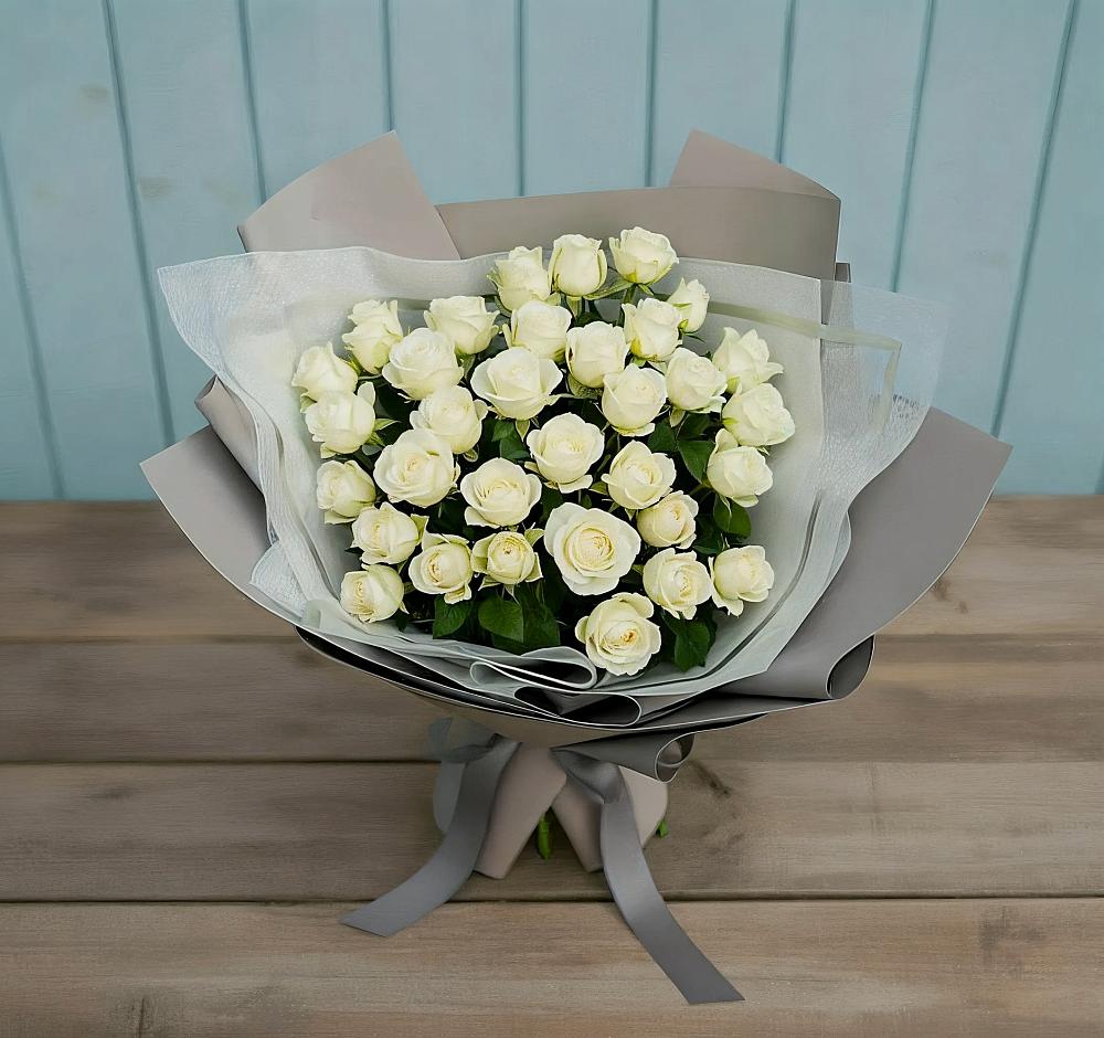 Букет Белоснежная нежность в Кардоникской