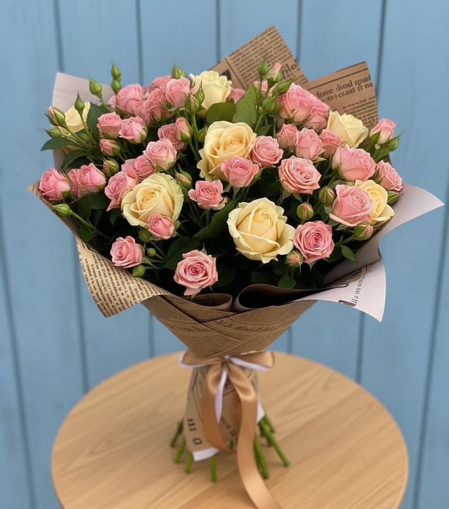 Букет цветов из: Розы в Кардоникской