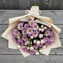 Букет цветов из:  Розы и Хризантемы #REPLACE_PRED# Кардоникской