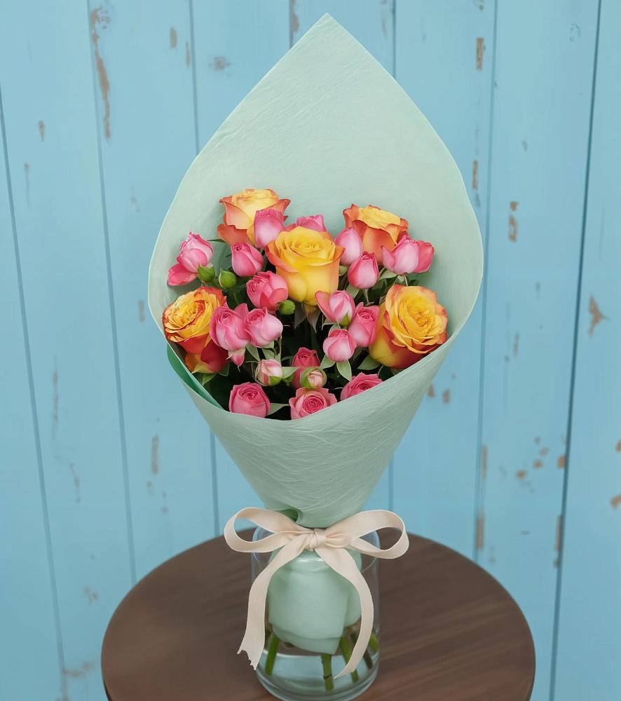 Букет цветов из: Розы в Кардоникской