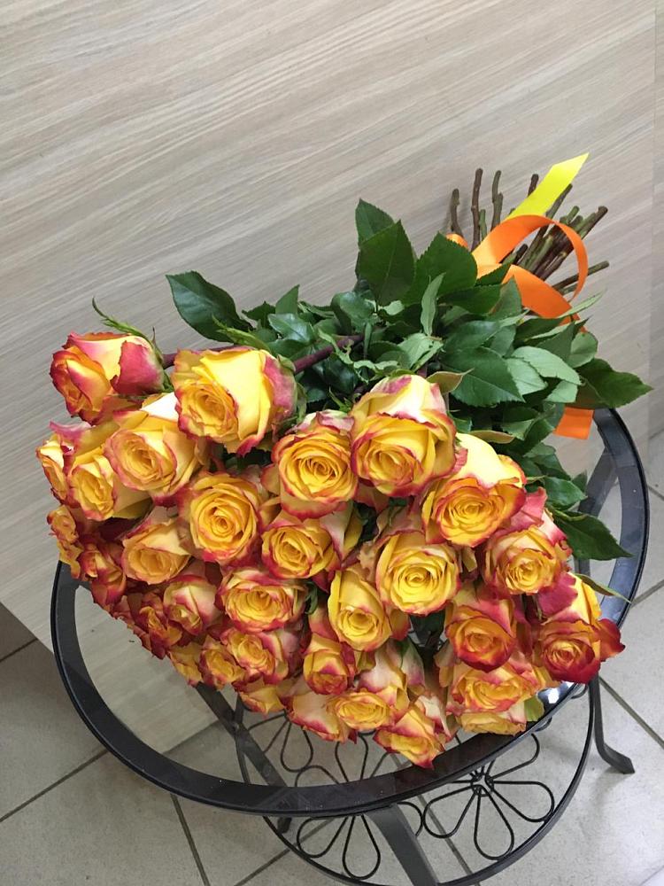 Букет Желтые розы в Кардоникской