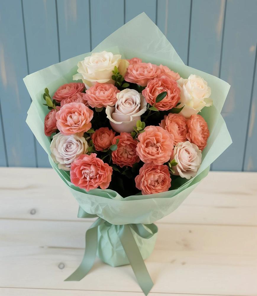 Букет цветов из: Розы в Кардоникской