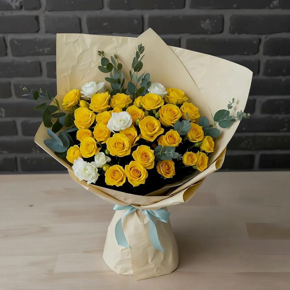 Букет цветов из: Розы в Кардоникской