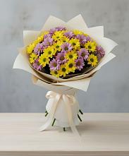 Букет цветов из:  Хризантемы #REPLACE_PRED# Кардоникской