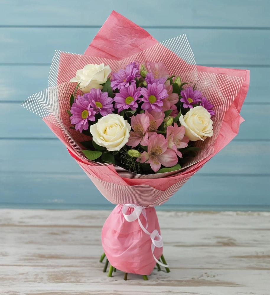 Букет цветов из: Герберы в Кардоникской