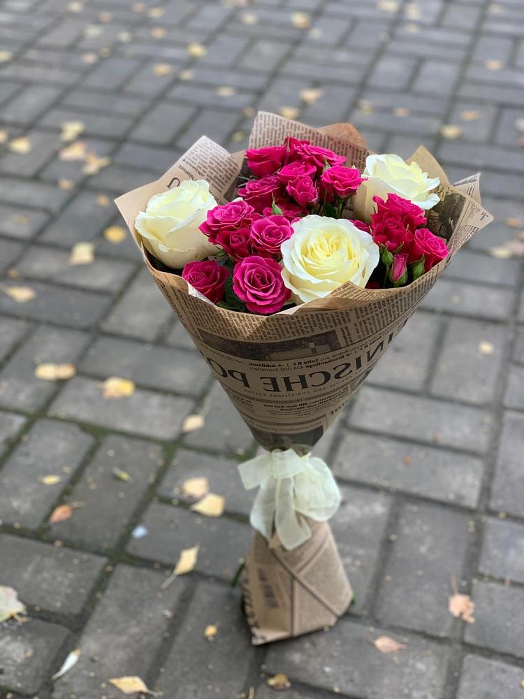 Букет цветов из: Розы в Кардоникской