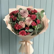 Букет цветов из:  Гвоздики и Розы #REPLACE_PRED# Кардоникской