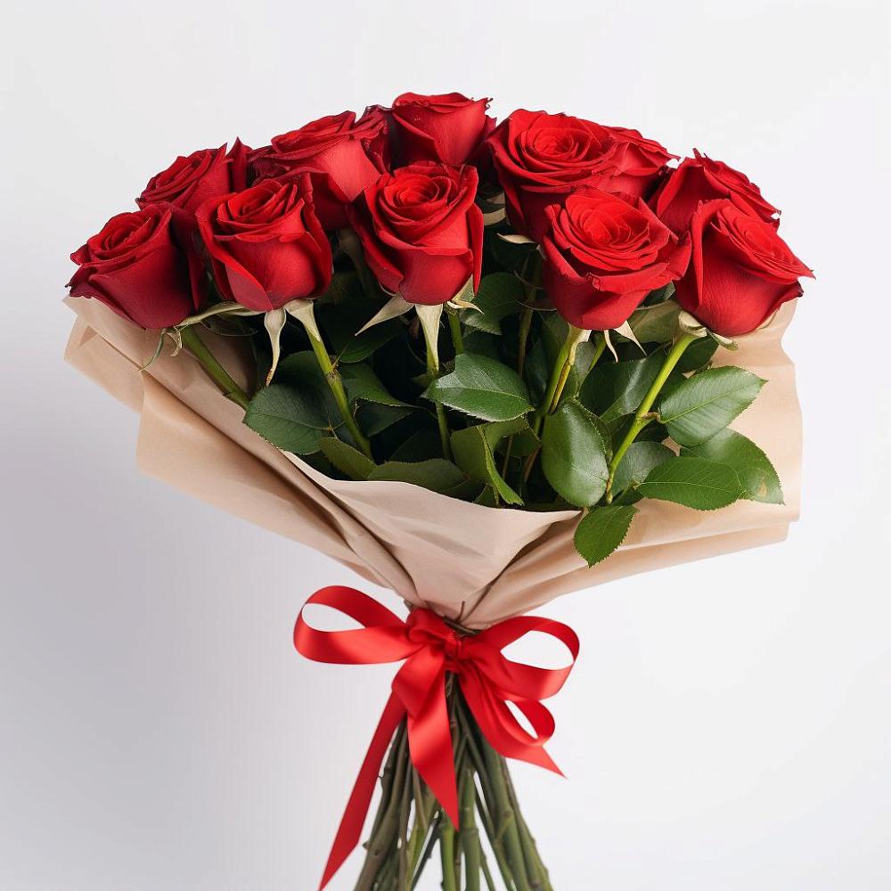 Букет 11 Красных роз Эдлесс Лав в Кардоникской