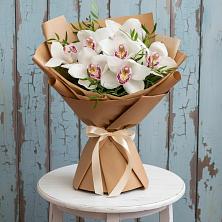 Букет цветов из:  Орхидеи и Розы в Кардоникской